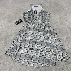 Express Dress Women’s Ivory Black Sleeveless Size 0 NWT